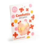 Radis et Capucine - Confettis à faire pousser - Graines de fleurs - MEDIA_3D